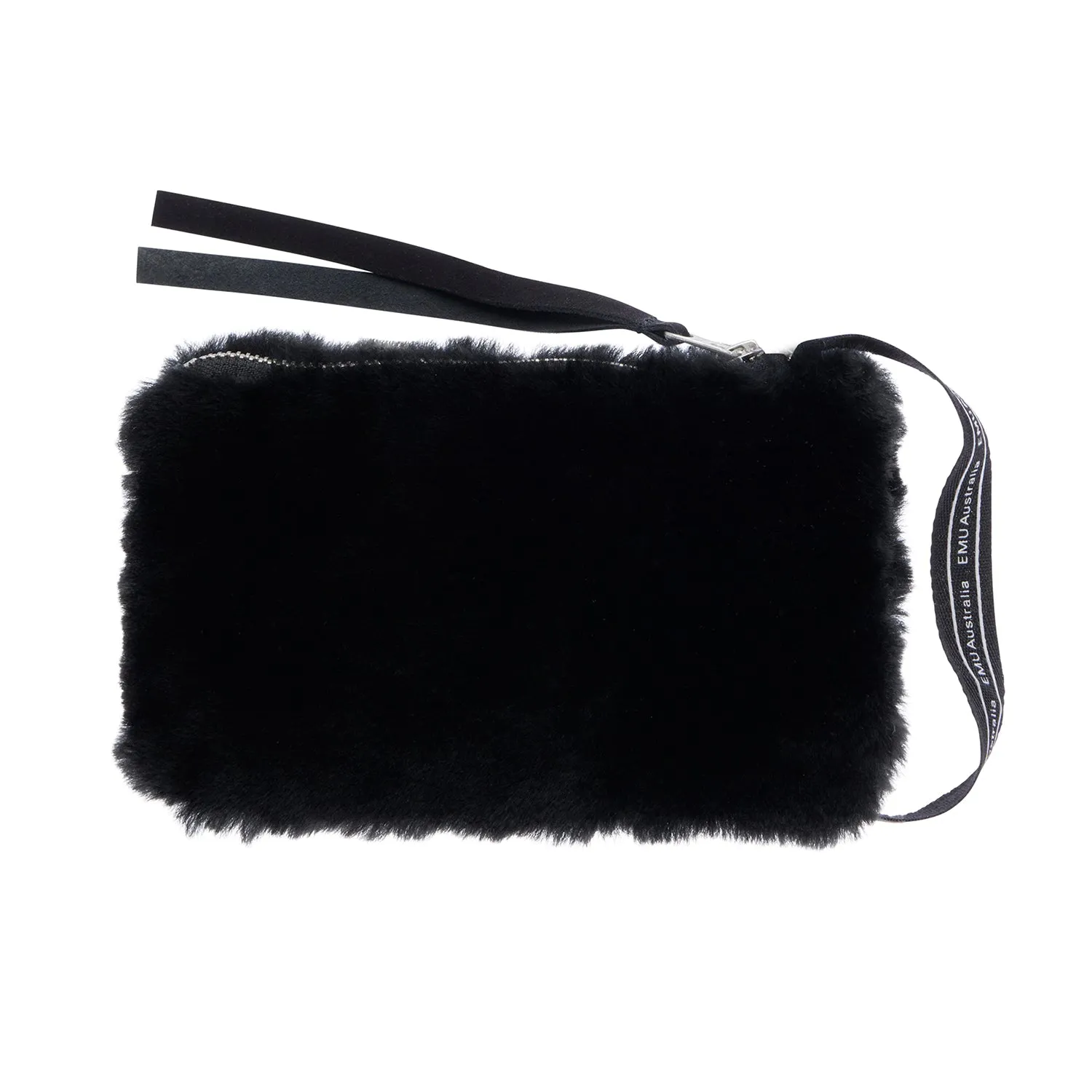  EMU Branded Clutch in Black  