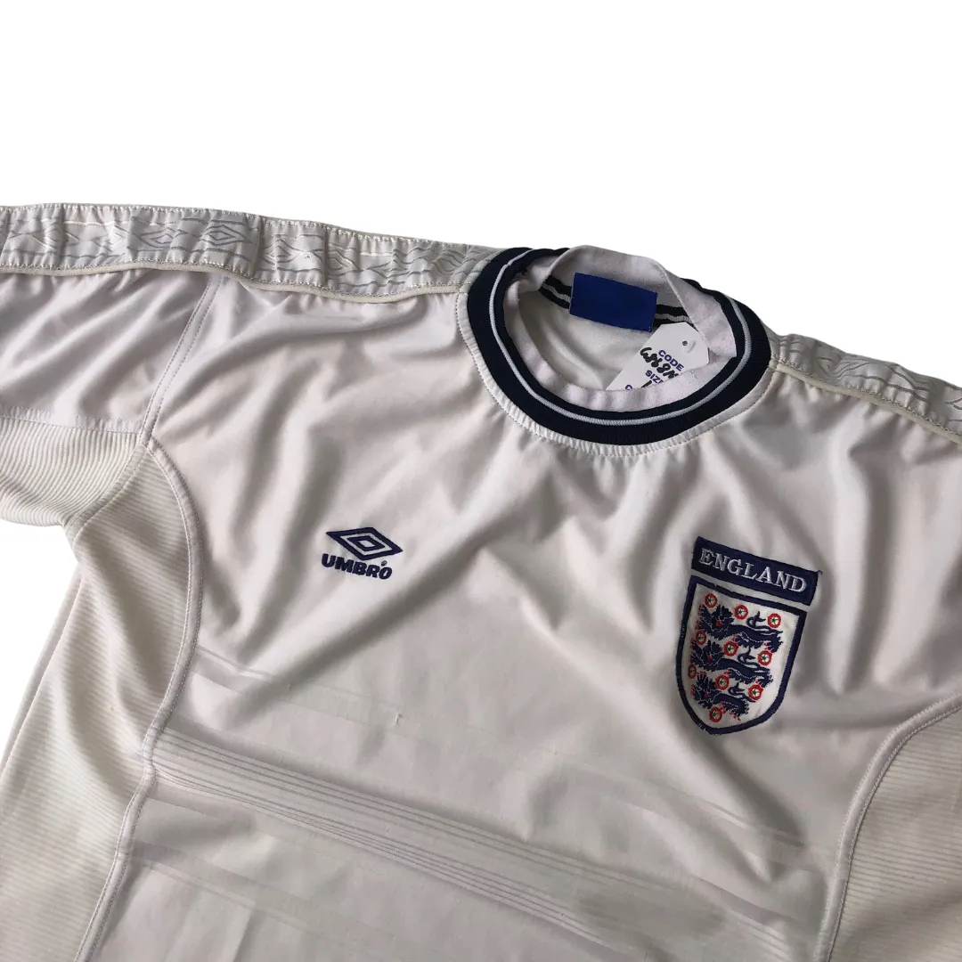 England 1999/2001 Original Umbro Home Football Shirt Large