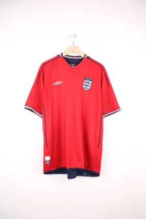 England 2002/04 Reversible Away Football Shirt