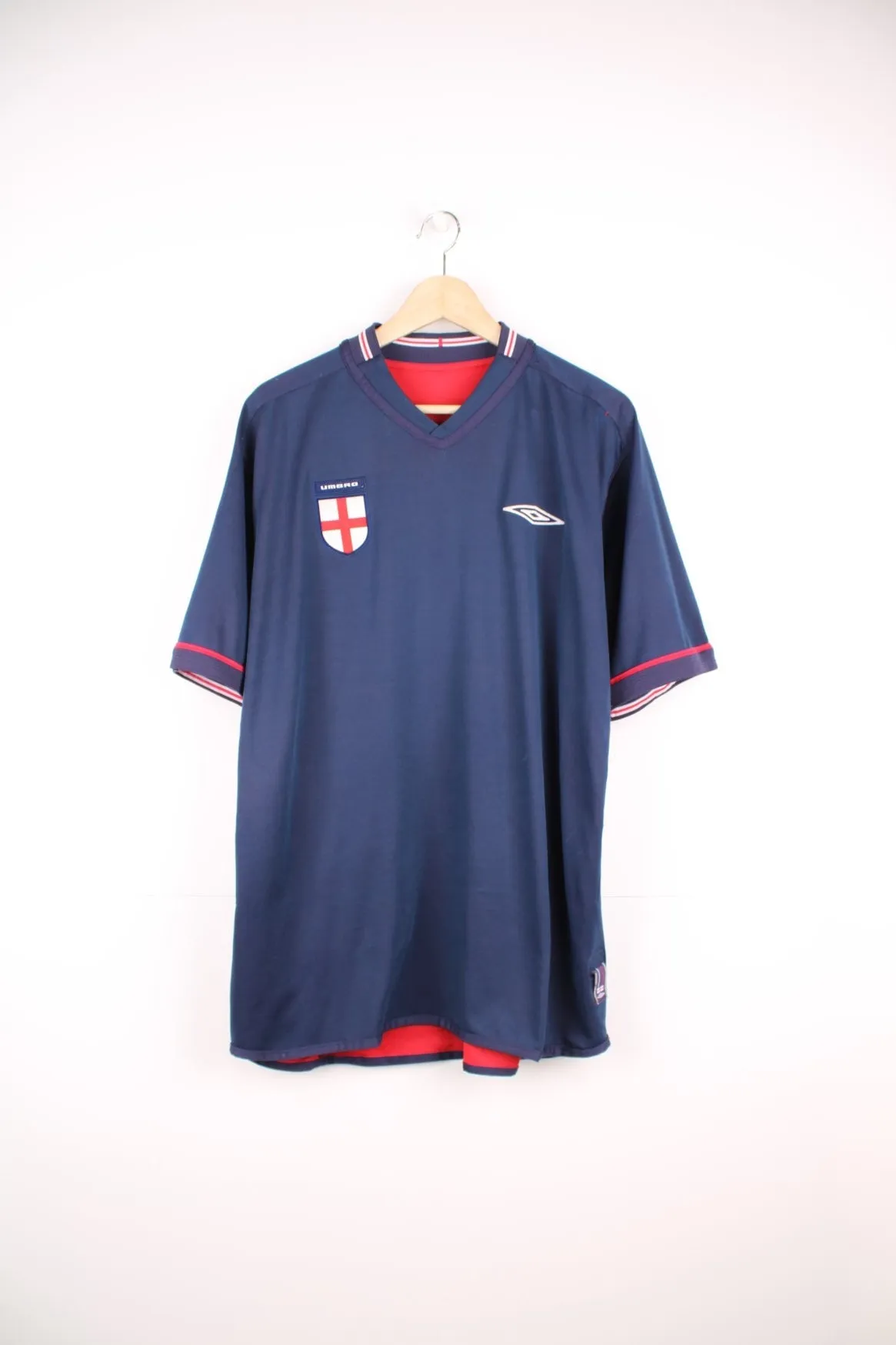 England 2002/04 Reversible Away Football Shirt