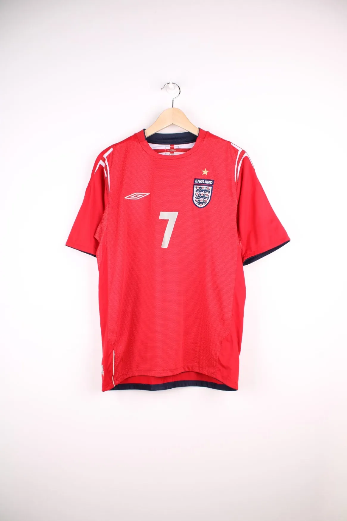 England 2004/06 Beckham Football Shirt