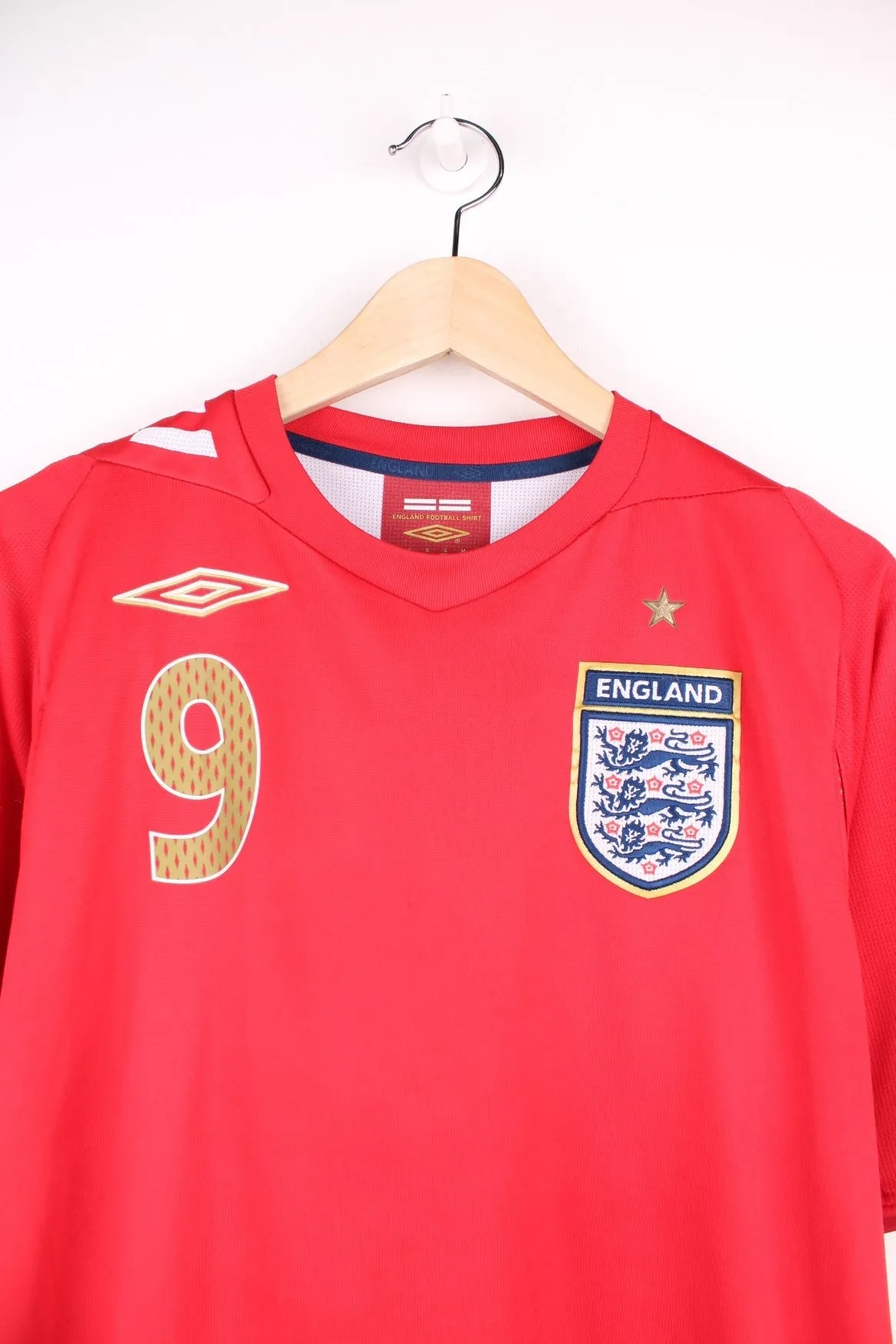 England 2006/08 Rooney Football Shirt