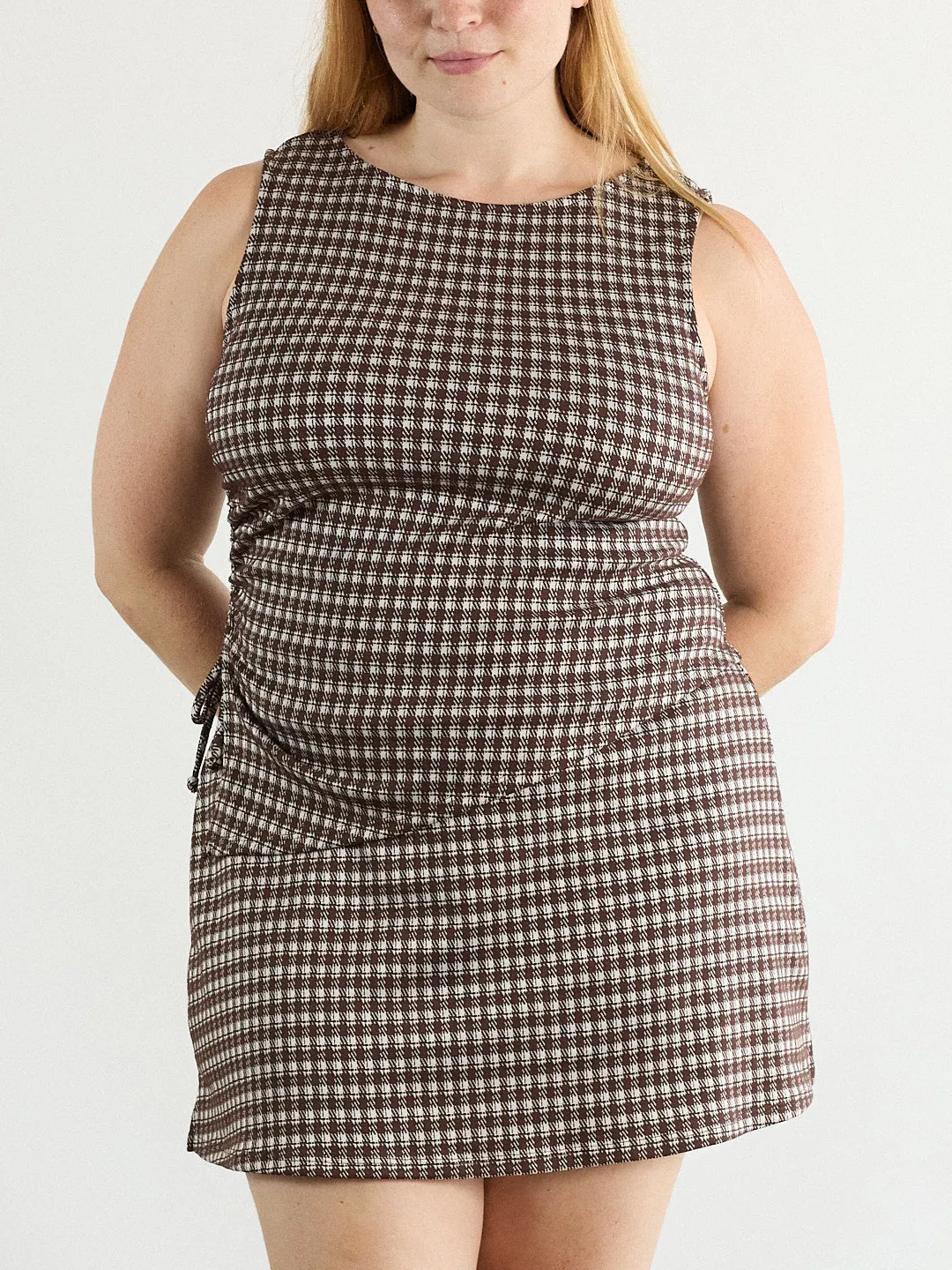 Erin Tank - Cocoa Plaid