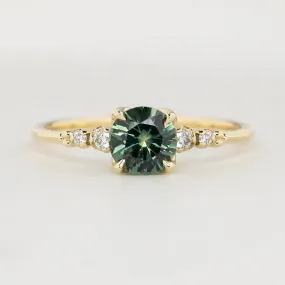 Estel Luxe Ring - 0.92ct Green Montana Sapphire (One of a kind)