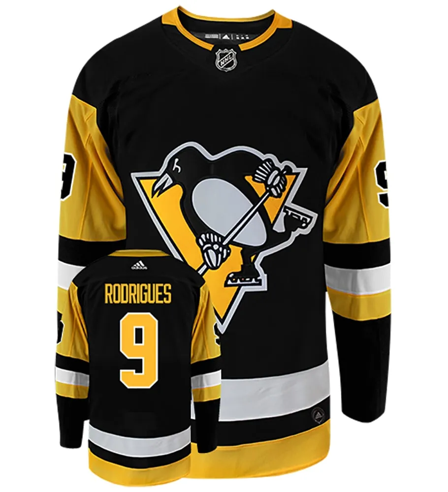 Evan Rodrigues Pittsburgh Penguins Adidas Authentic Home NHL Hockey Jersey     