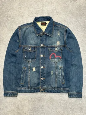 Evisu Seagull Logo Denim Jacket