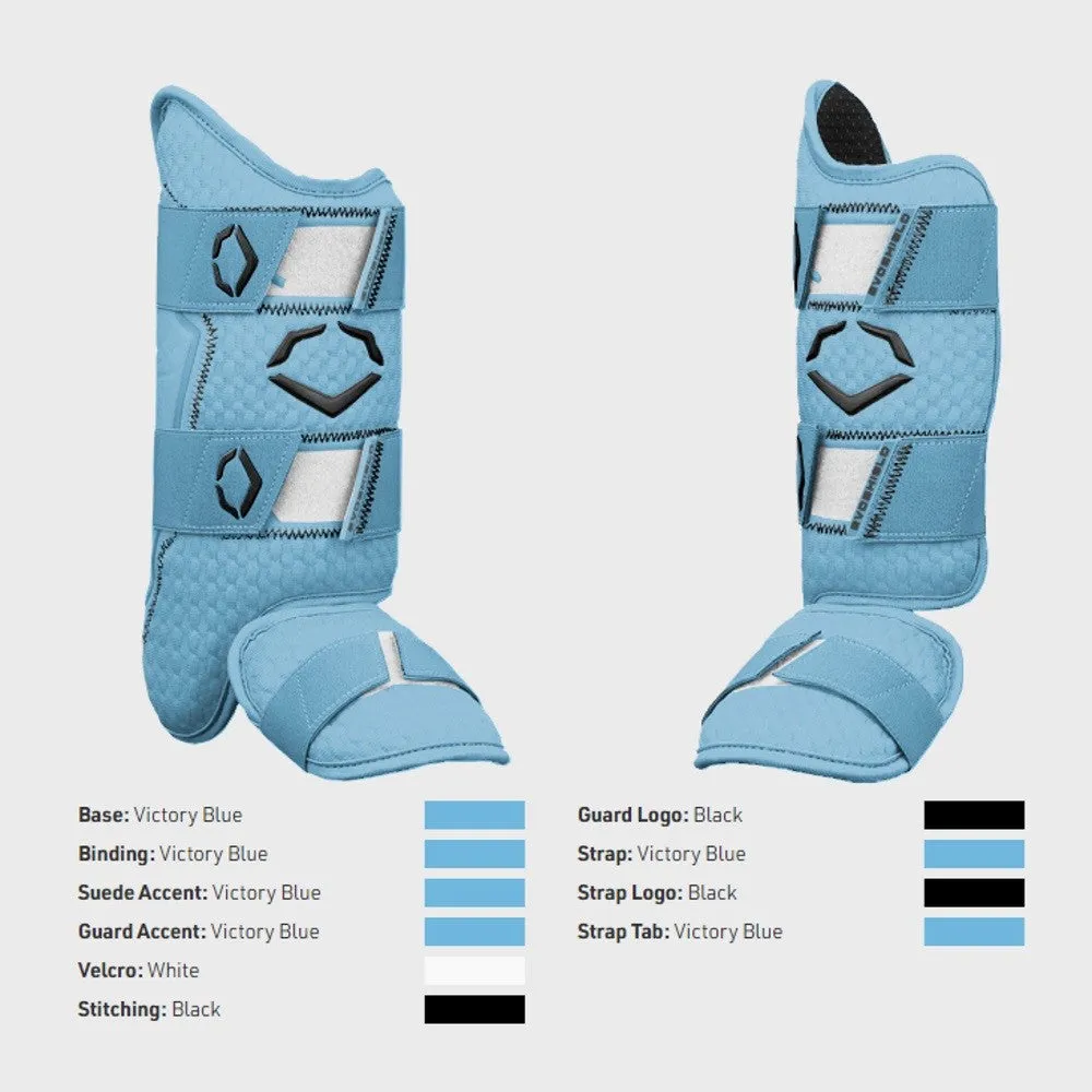 EVOSHIELD EXCLUSIVE PRO-SRZ™ 2.0 BATTER'S LEG GUARD: COLUMBIA BLUE