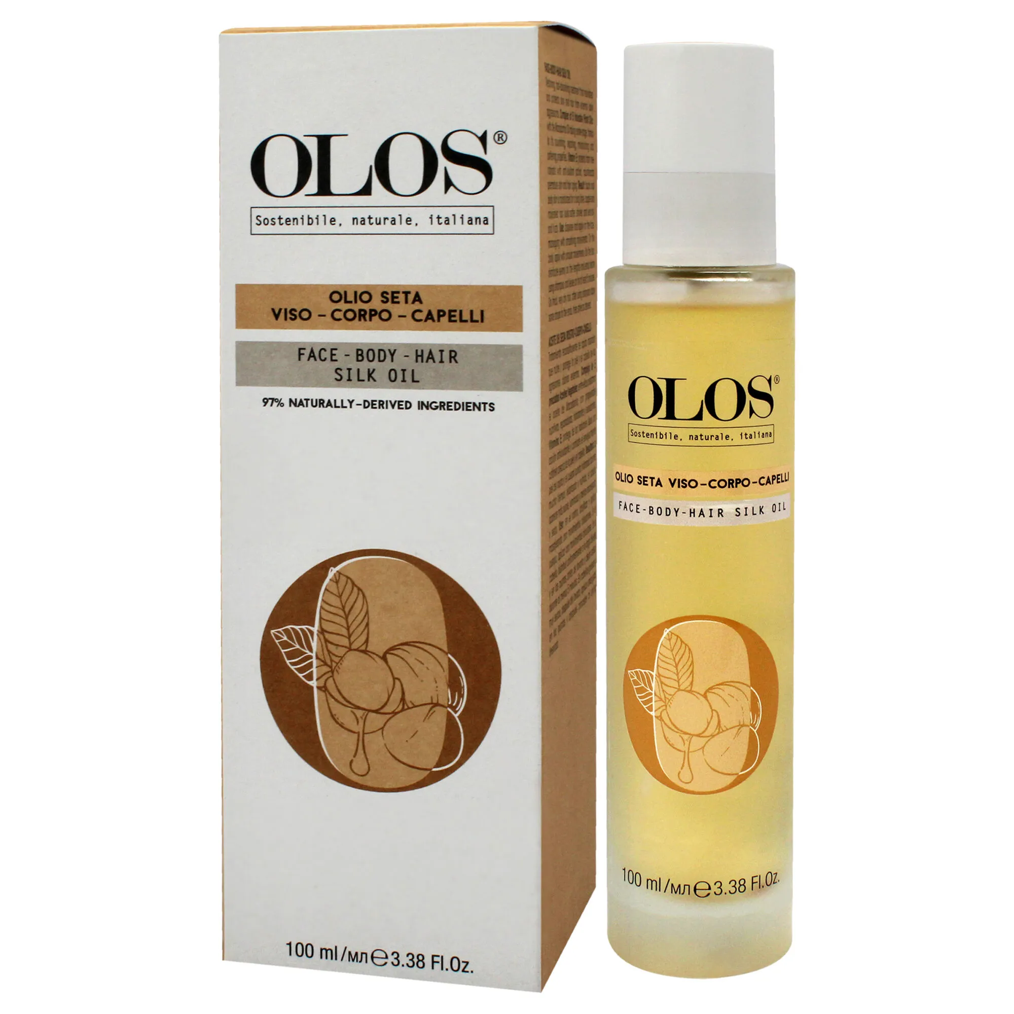 Face - Body - Hair and Skin Oil by Olos for Unisex - 3.38 oz Oil