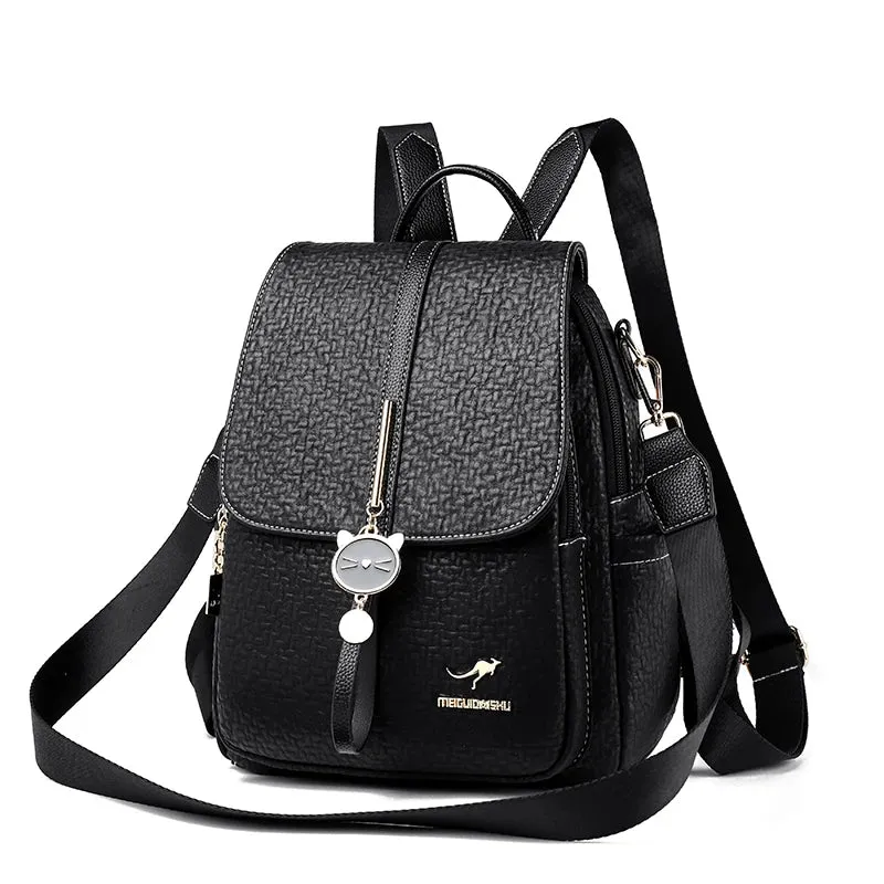 Fashion PU Leather Women's Backpack