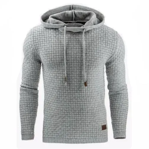 Faster Shipping Men's New 2017 Handsome Wanderer Plaid Hoodie