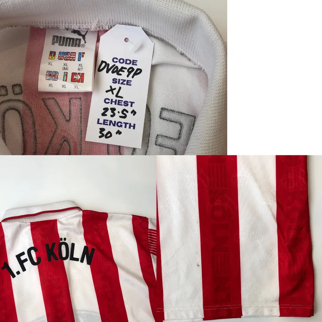 FC Koln Germany Original Puma Football Shirt XL