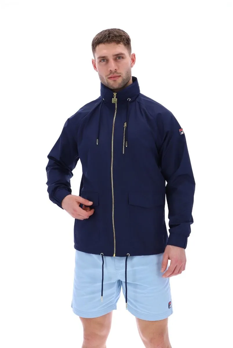 Fila Ronnie Racking Hooded Lightweight Jacket Fila Navy