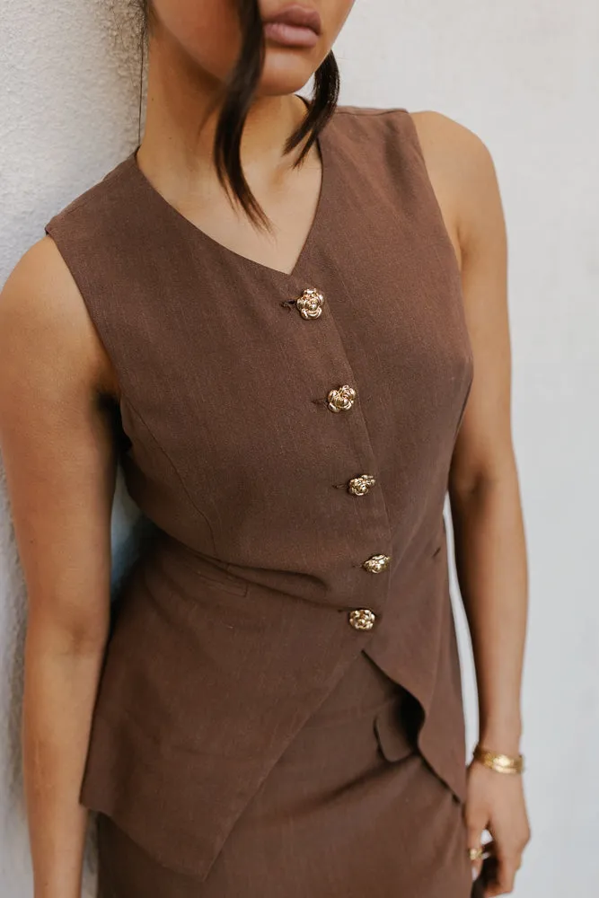 Finch Vest - Chocolate