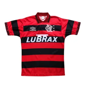 Flamengo Umbro 1994 Lubrax Away Football Shirt Medium