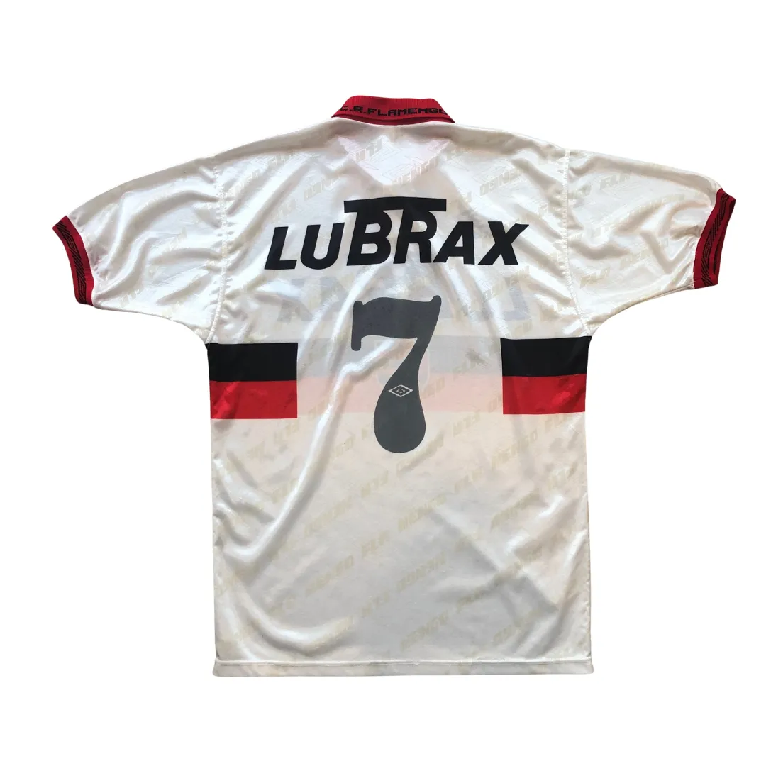 Flamengo Umbro 1994/1995 Lubrax Away Football Shirt Large