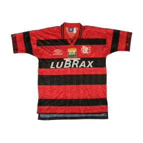 Flamengo Umbro 1998/1999 Lubrax Home Football Shirt Large
