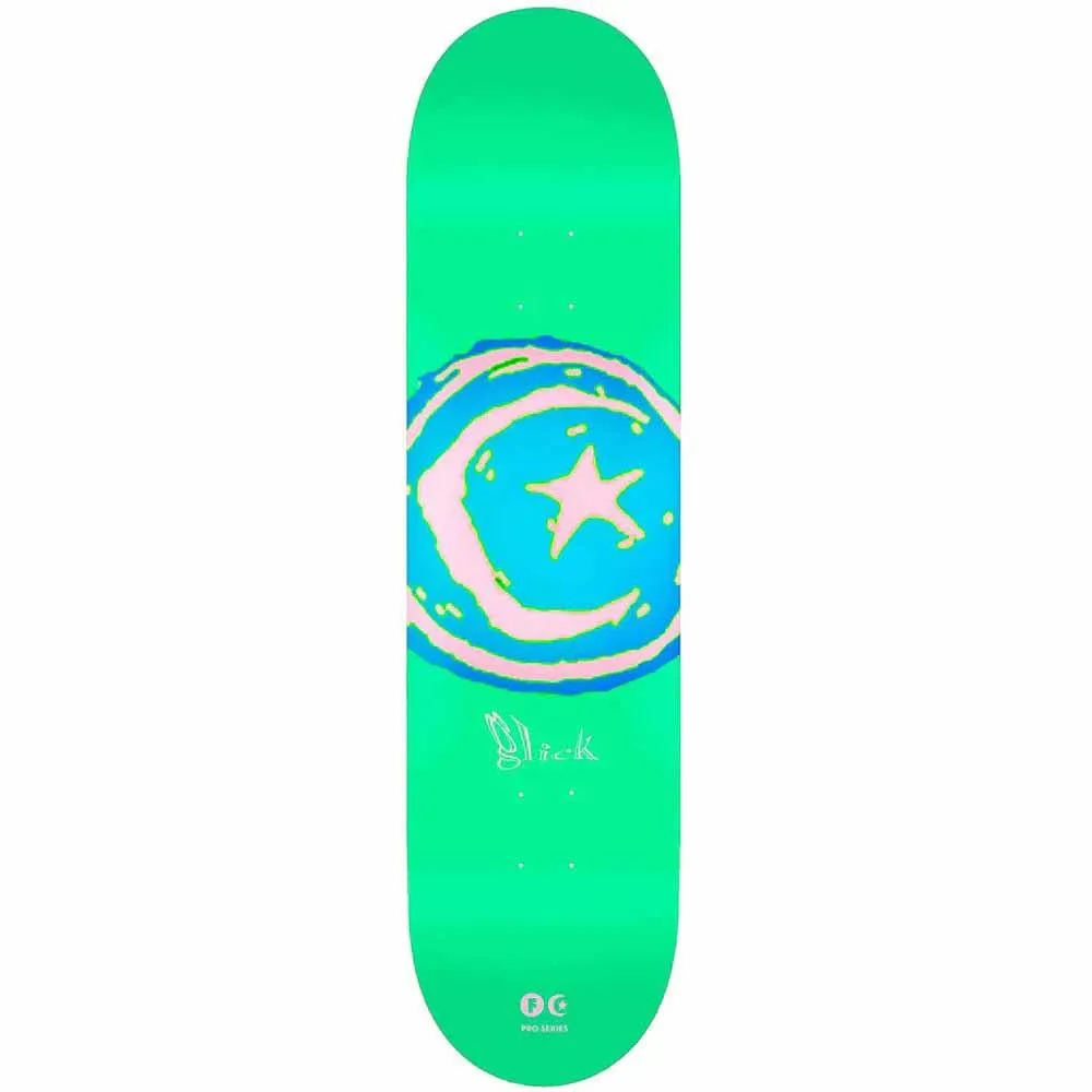 Foundation Glick Star and Moon Skateboard Deck 8.25