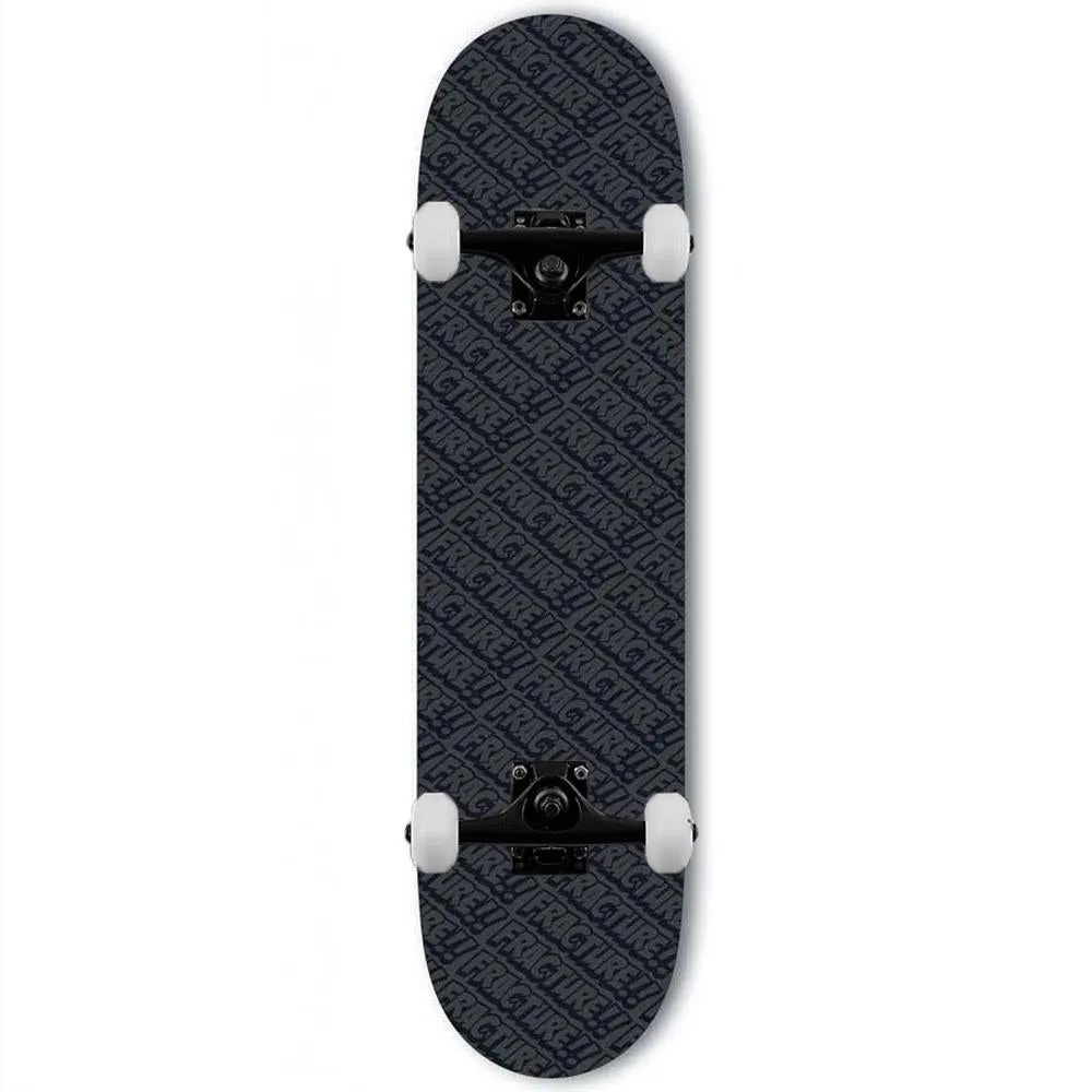 Fracture Skateboards All Over Comic Complete Skateboard Black 8.0