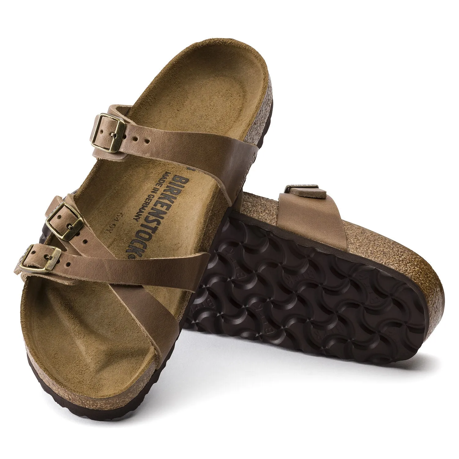  Franca Strappy Sandal in Tobacco Brown CLOSEOUTS  