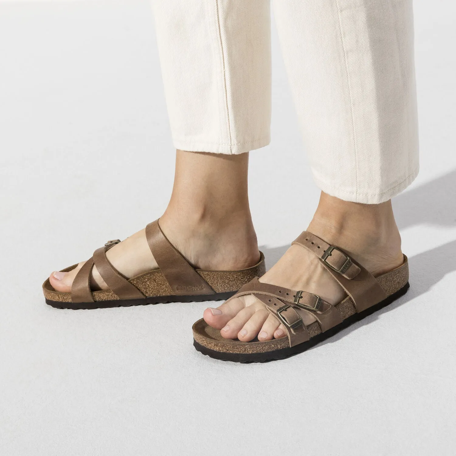  Franca Strappy Sandal in Tobacco Brown CLOSEOUTS  