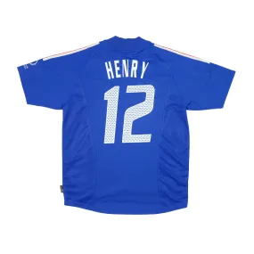 France Original Henry 2002/2004 Adidas Home Football Shirt Large