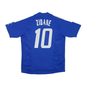 France Original Zidane 2002/2004 Adidas Home Football Shirt Large