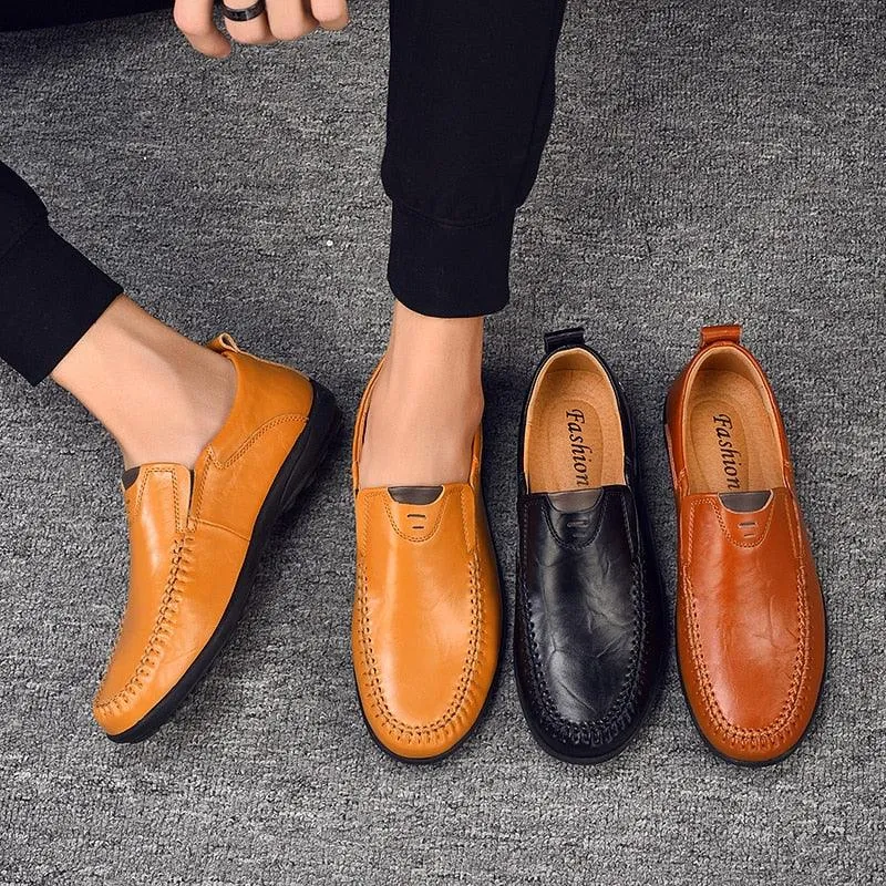 Francesco - Slip-On Leather Loafers