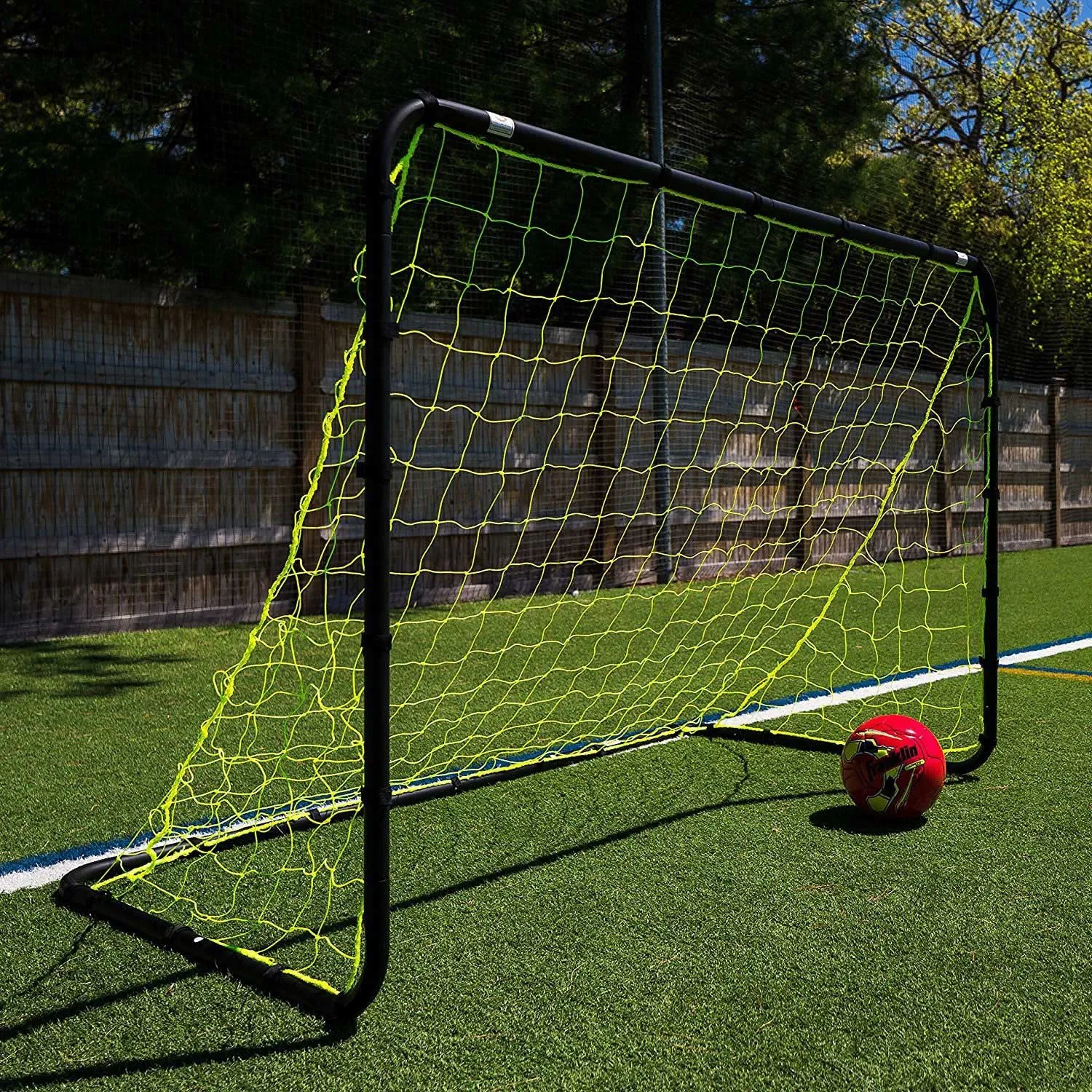 Franklin Competition Black Steel Soccer Goal 4'X6'