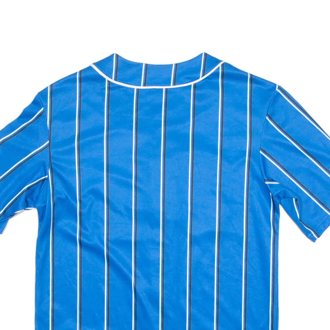 FUBU Baseball Button Up Mens Jersey Blue USA S