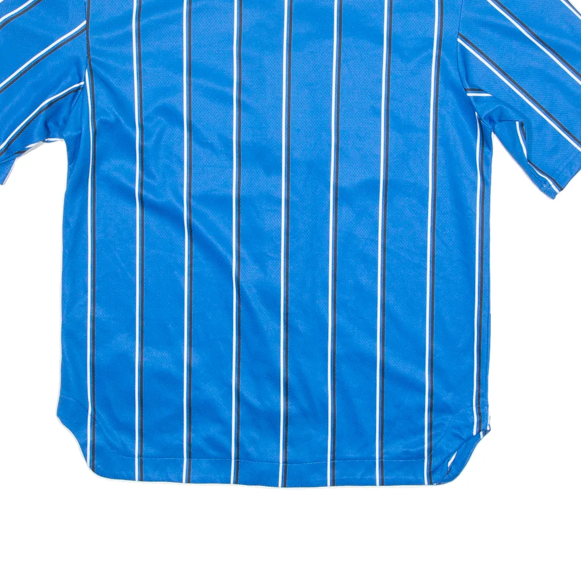 FUBU Baseball Button Up Mens Jersey Blue USA S