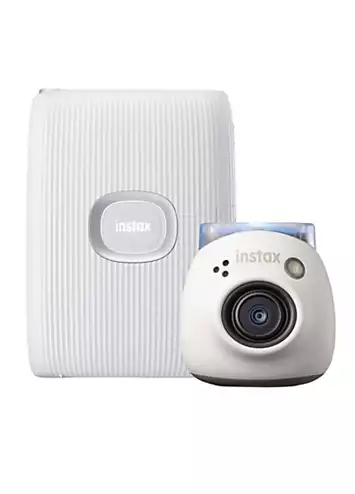Fujifilm Instax PAL Digital Camera with Mini Link 2 Printer Bundle - Clay White | Kaleidoscope