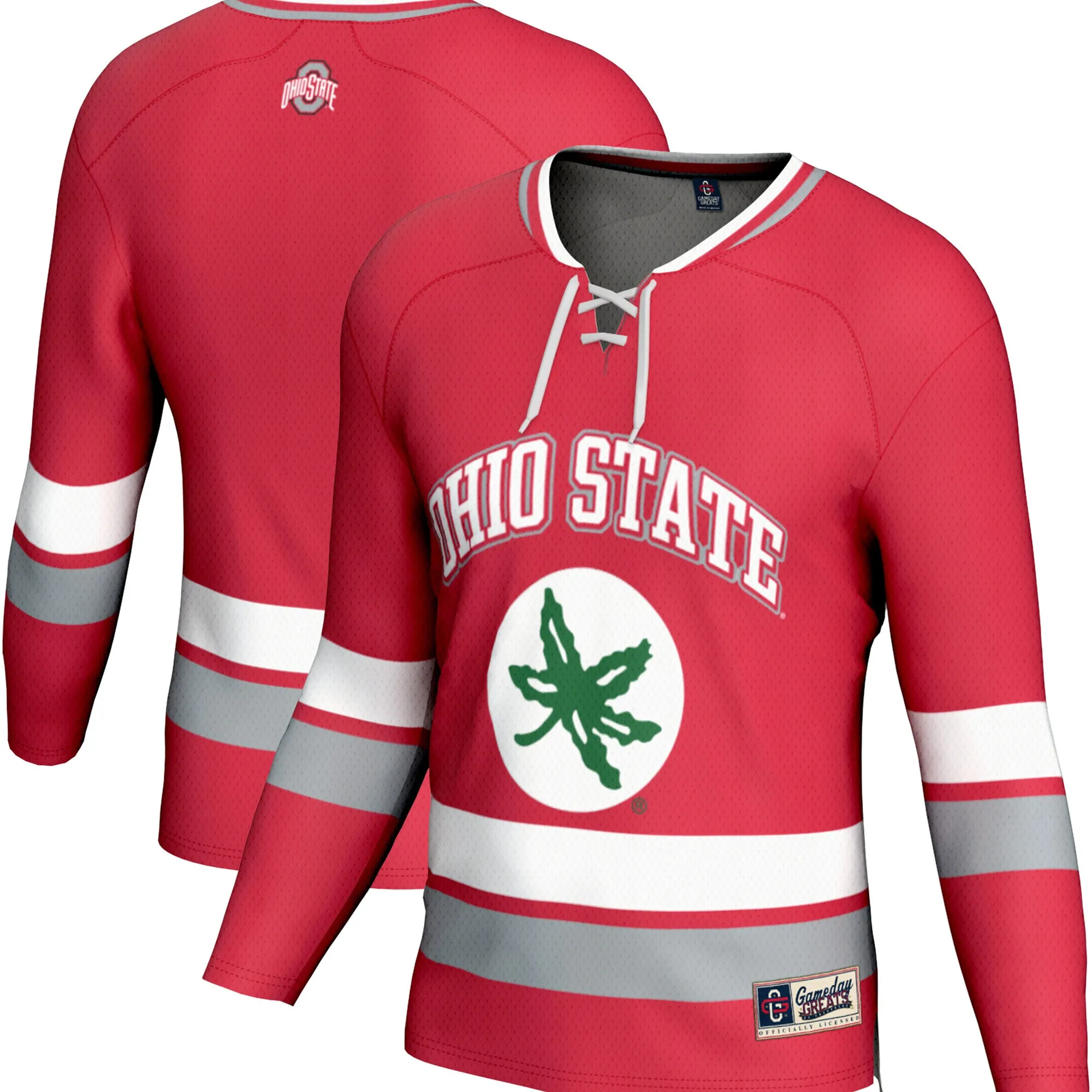 GameDay Greats Ohio State Buckeyes Youth Scarlet Spirit Hockey Jersey
