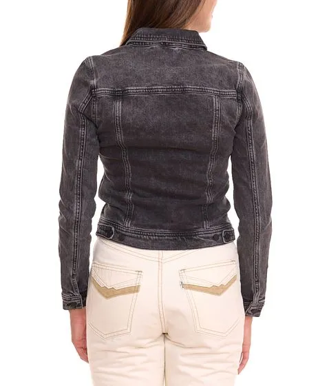 GANG JEANS Chaqueta vaquera de mujer chaqueta vaquera con aspecto lavado 68113848 gris/negro