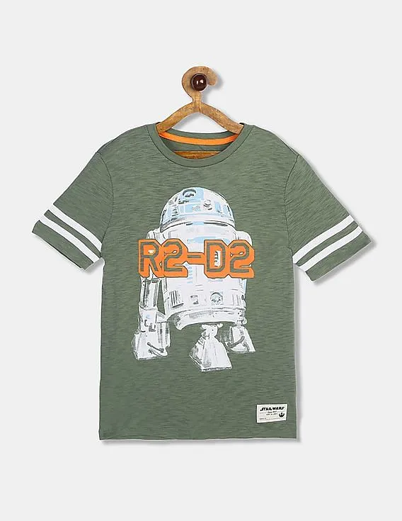 GAP Boys Green Star Wars™ Rugby T-Shirt