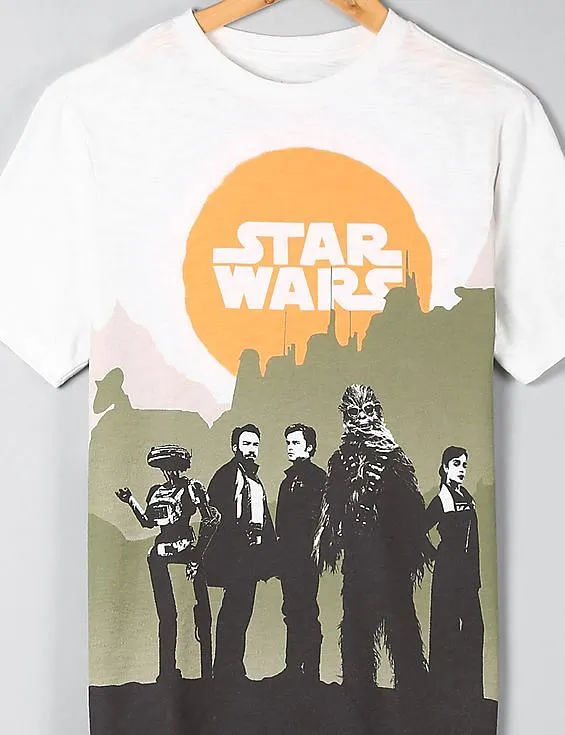 GAP Boys White Star Wars™ T-Shirt