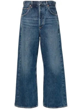Gaucho wide-leg jeans