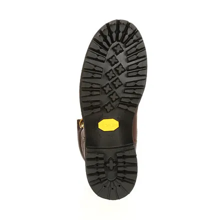 Georgia Men's 8 Lace-to-Toe Steel Toe Waterproof Work Boot - Chocolate G8341