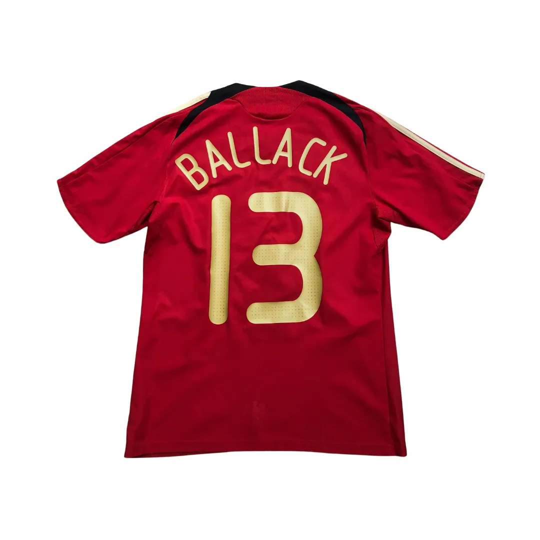 Germany 2008/2009 Ballack 13 Original Adidas Away Football Shirt Small