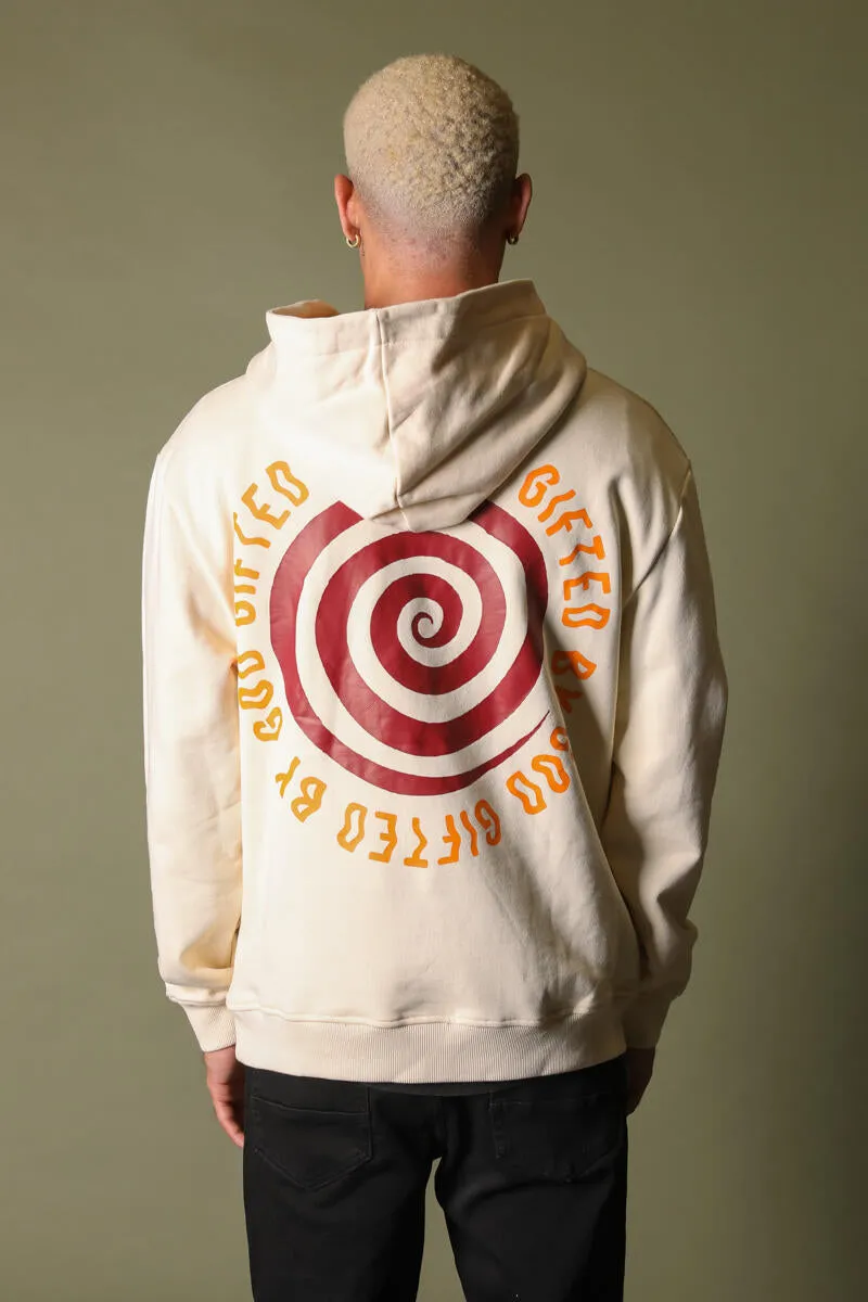 Gftd La Spiral Bone Hoodie