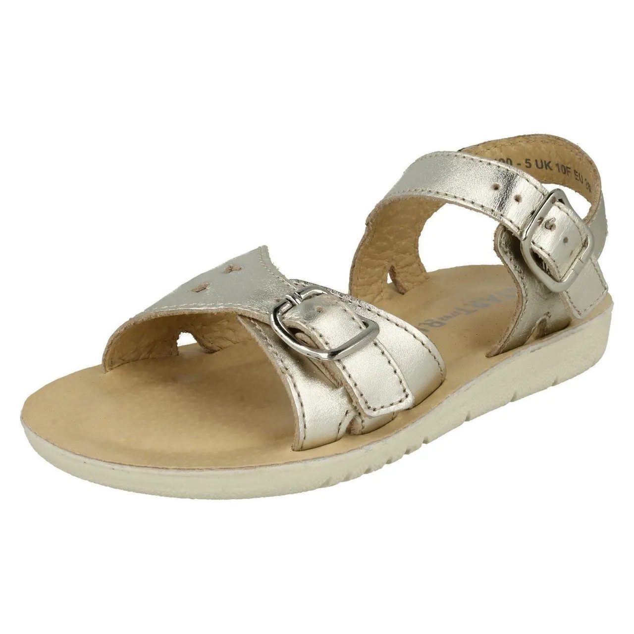 Girls Startrite Punched Heart Detailed Sandals Enchant