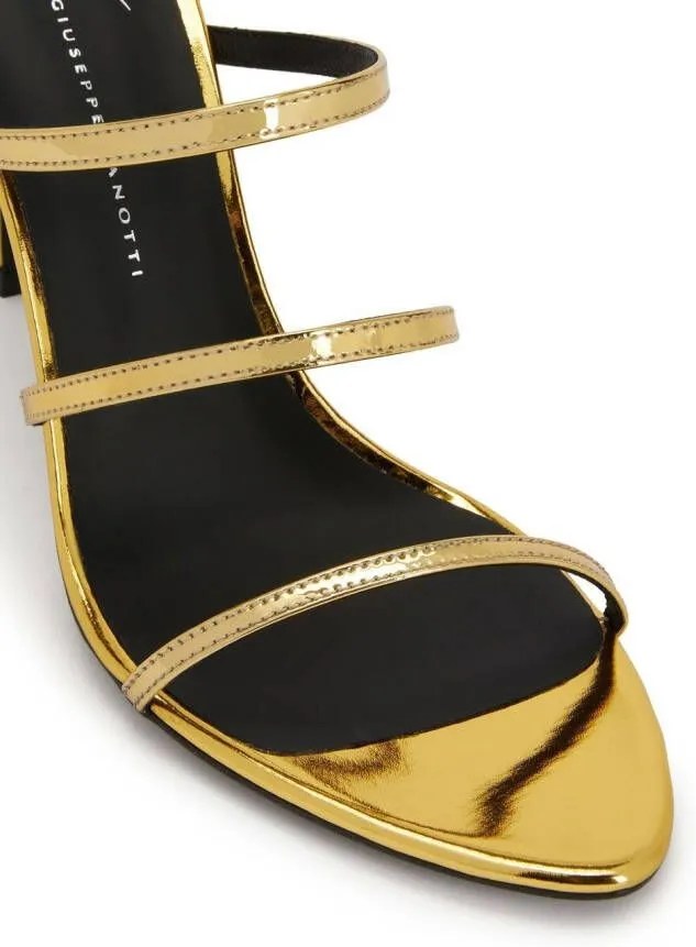 Giuseppe Zanotti Alimha 105mm stiletto sandals Gold