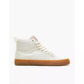 Globe Los Angered II Hi-Top Trainers - Organic White - Organic Cotton & Vegan Friendly