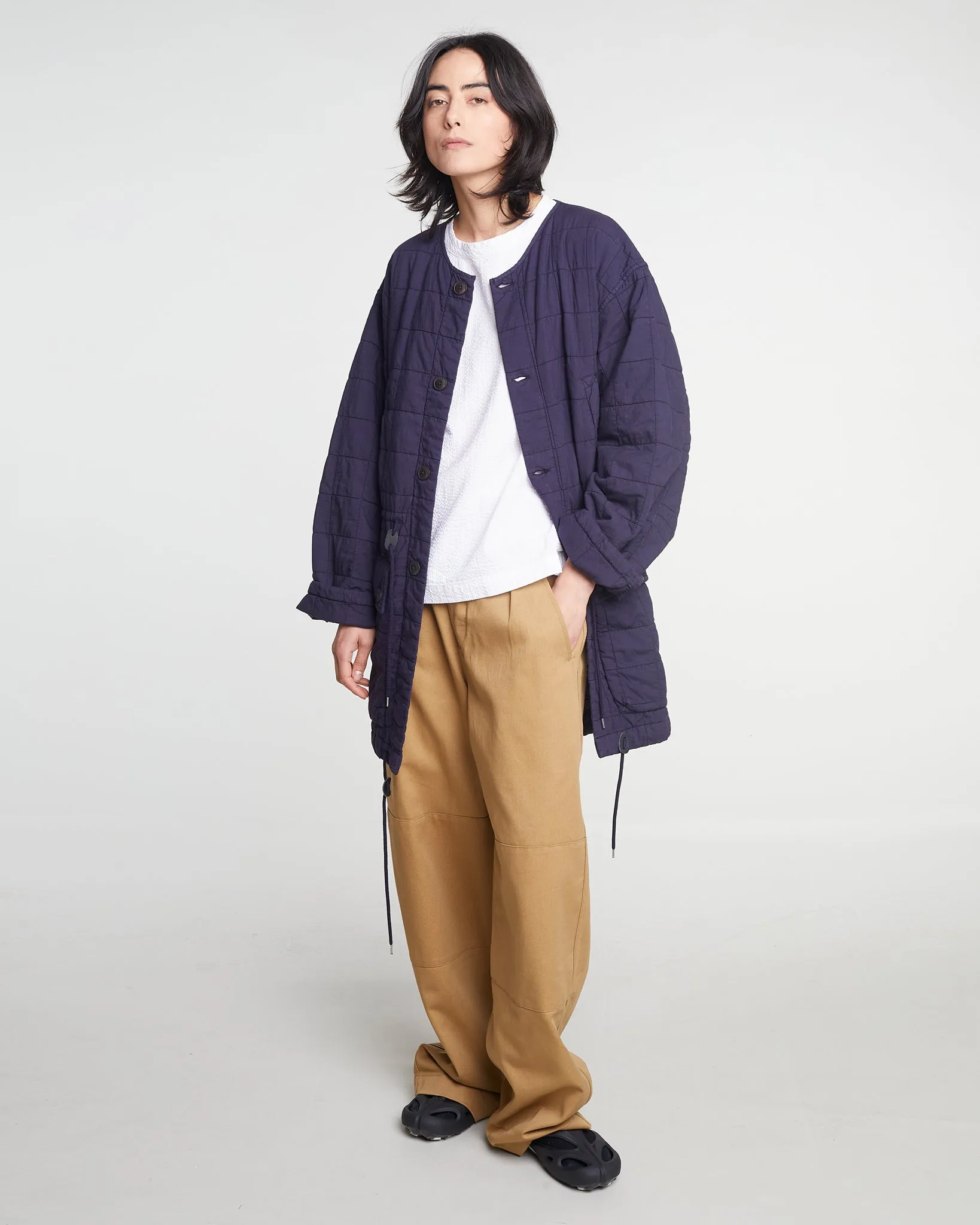 G.o.D Power Liner Cotton Quilt Dark Navy