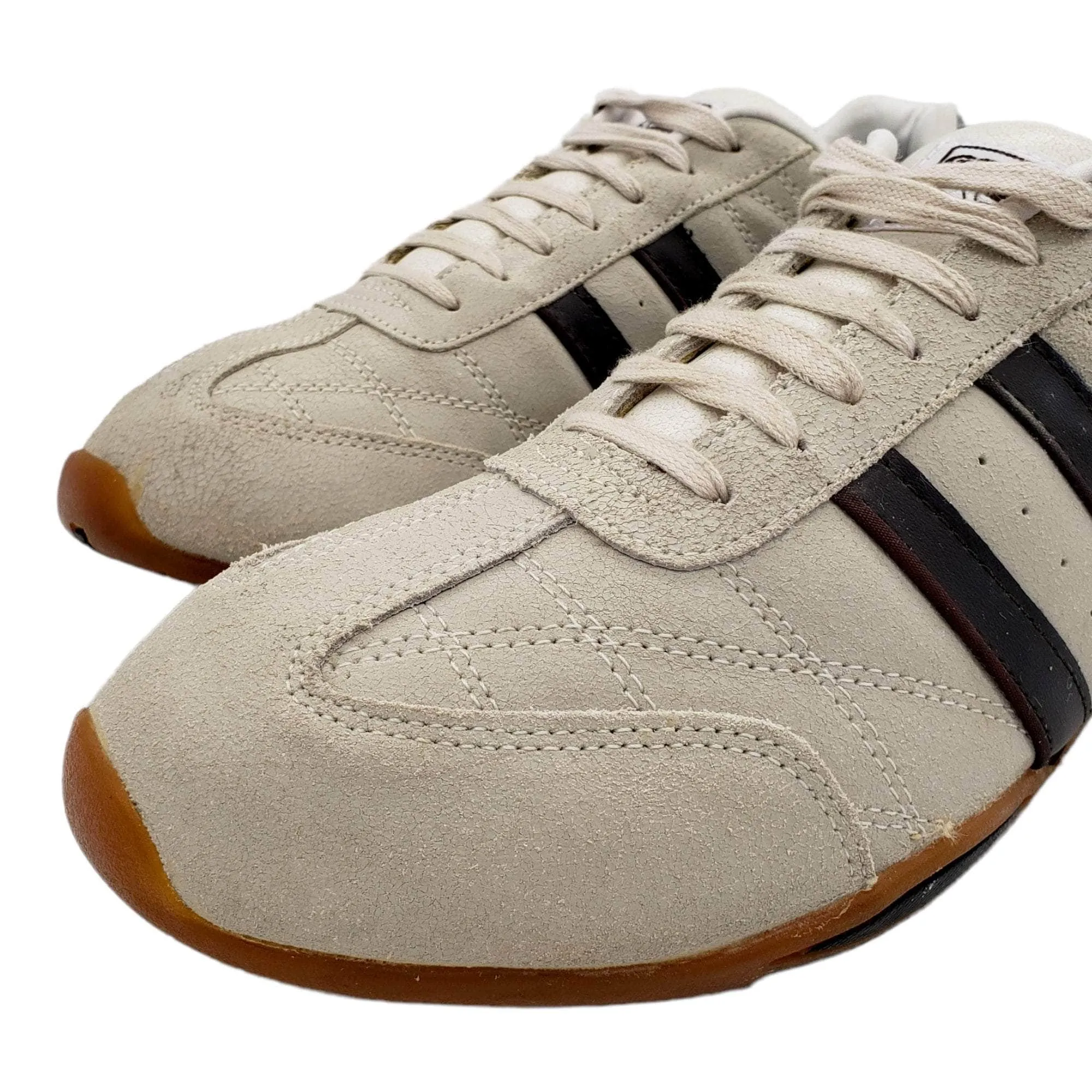 Gola Cream Leather Trainers