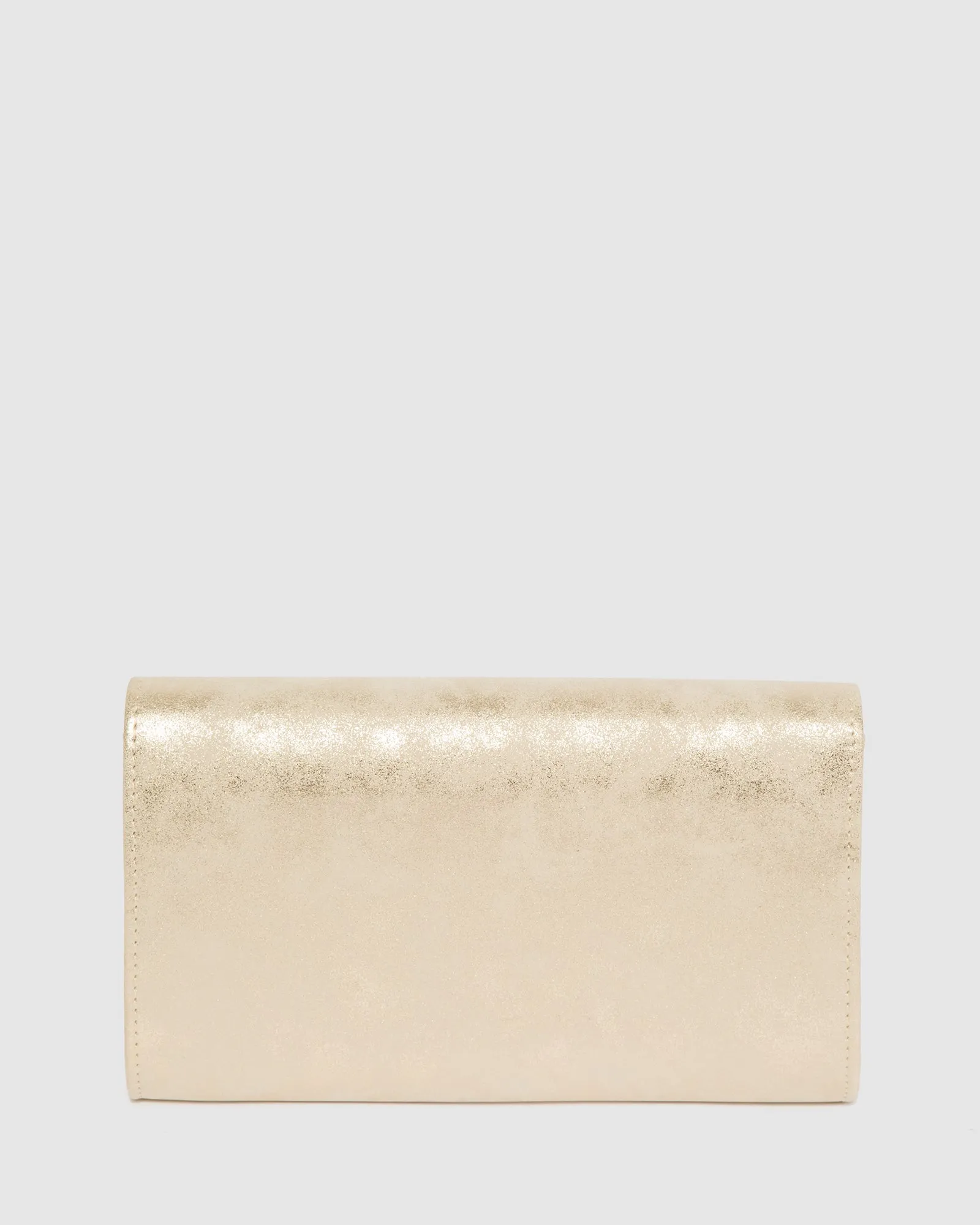 Gold Brianna Eve Clutch Bag