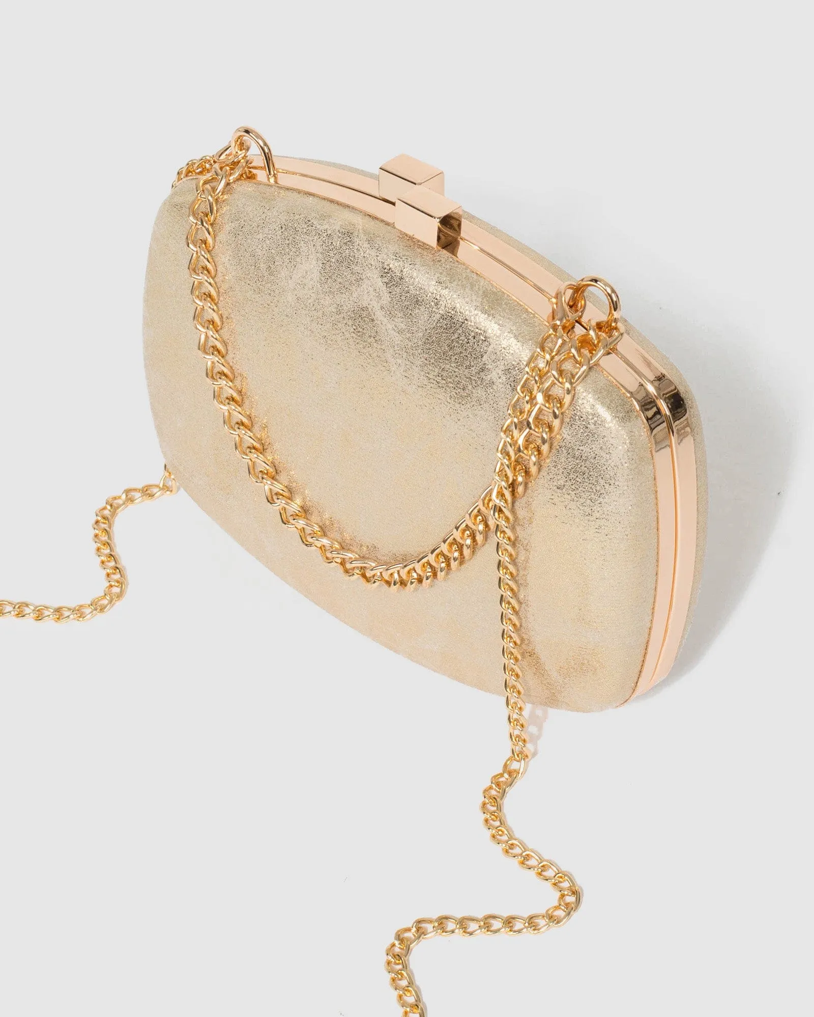 Gold Eden Clutch Bag