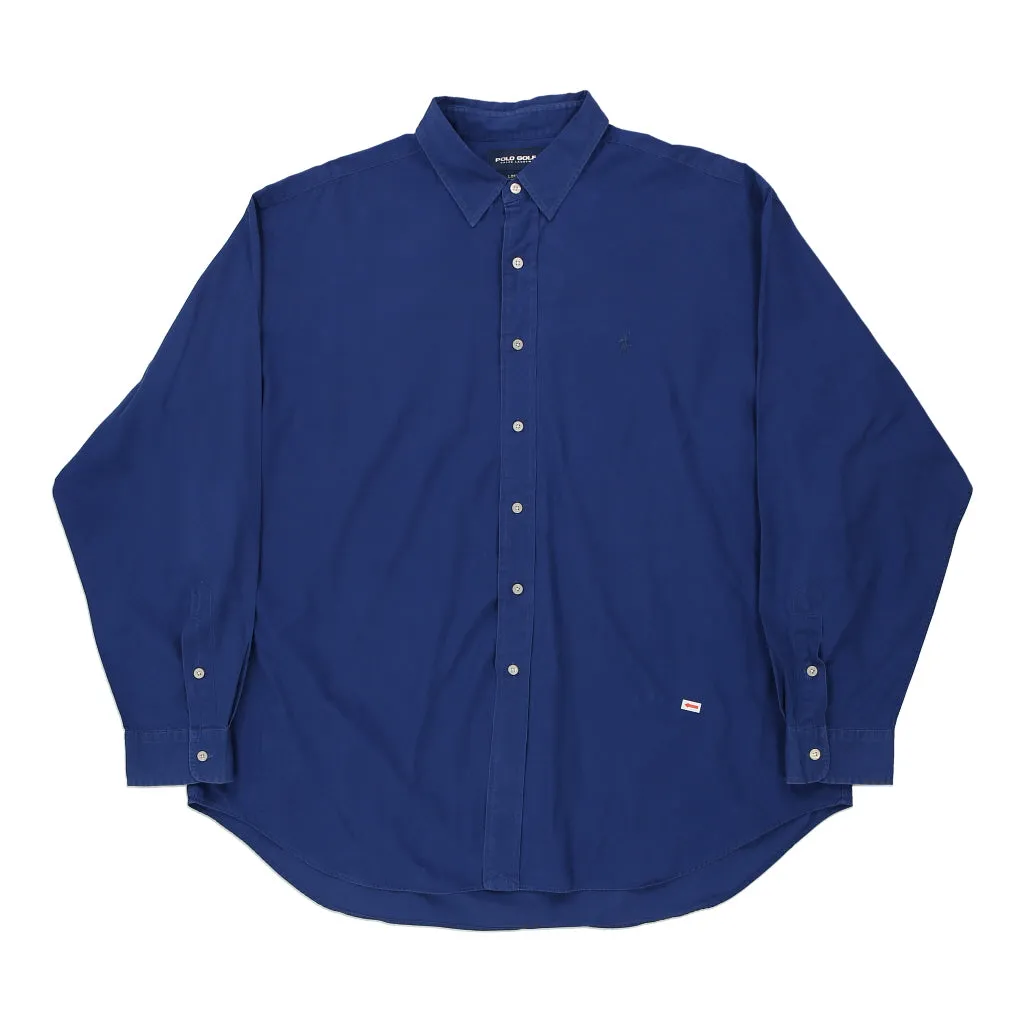 Golf Ralph Lauren Shirt - XL Blue Cotton