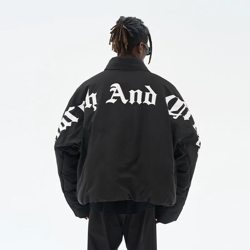 Gothic Logo Round Jacket