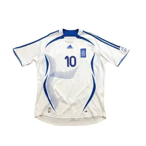 Greece Karagounis Vintage Adidas 2006/2008 Football Shirt Large
