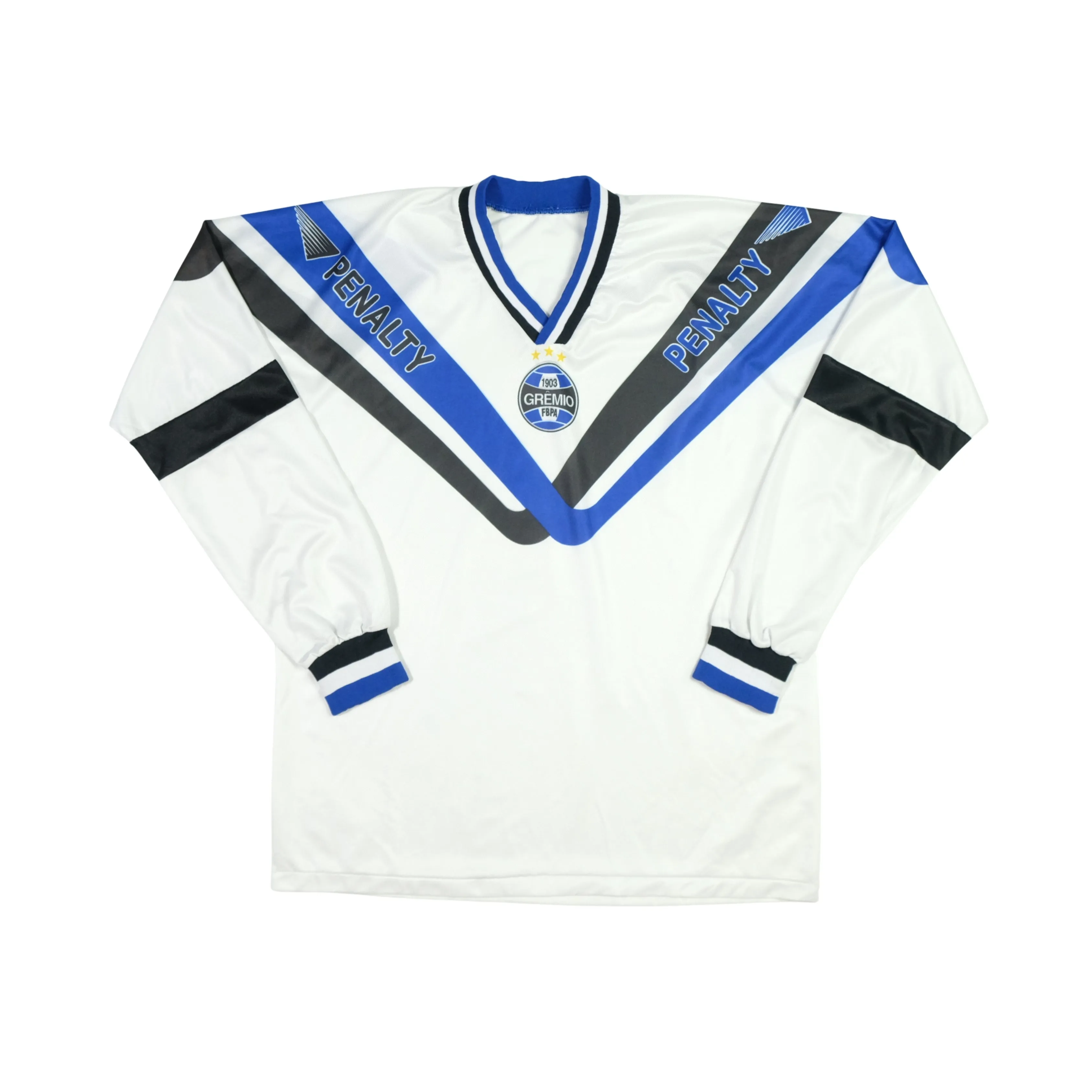 Gremio Brazil Original Penalty 1990s Training Vintage Football Shirt Large